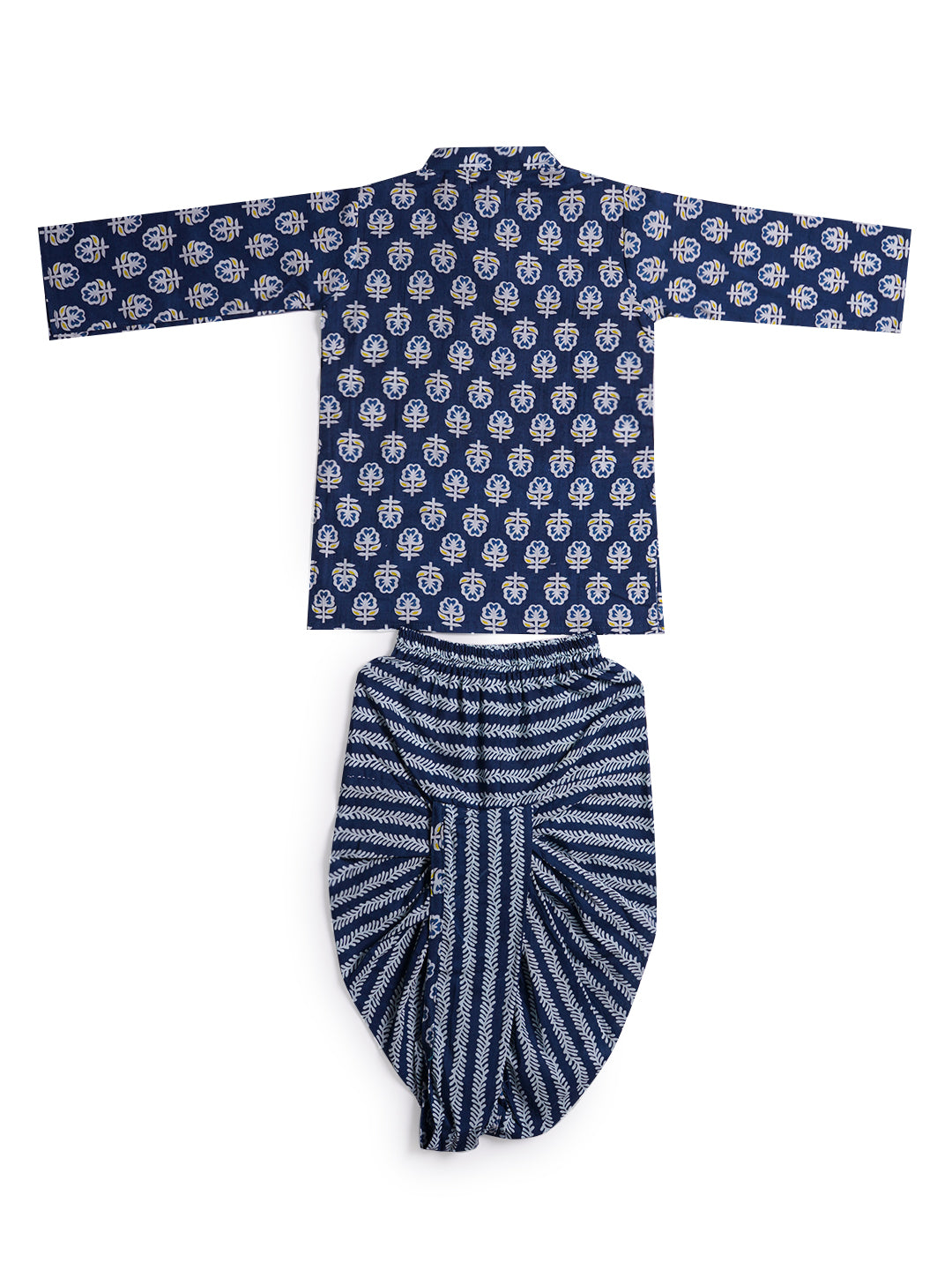 Infant Dhoti Kurta Set in Floral Printed