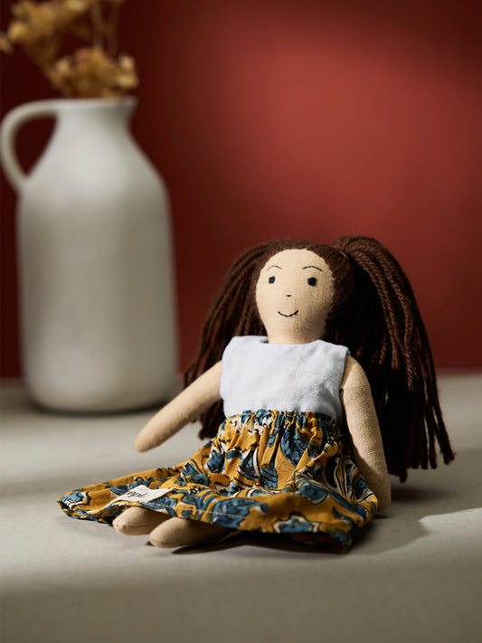 100% Cotton Hand Crafted Fabric Soft Dolls