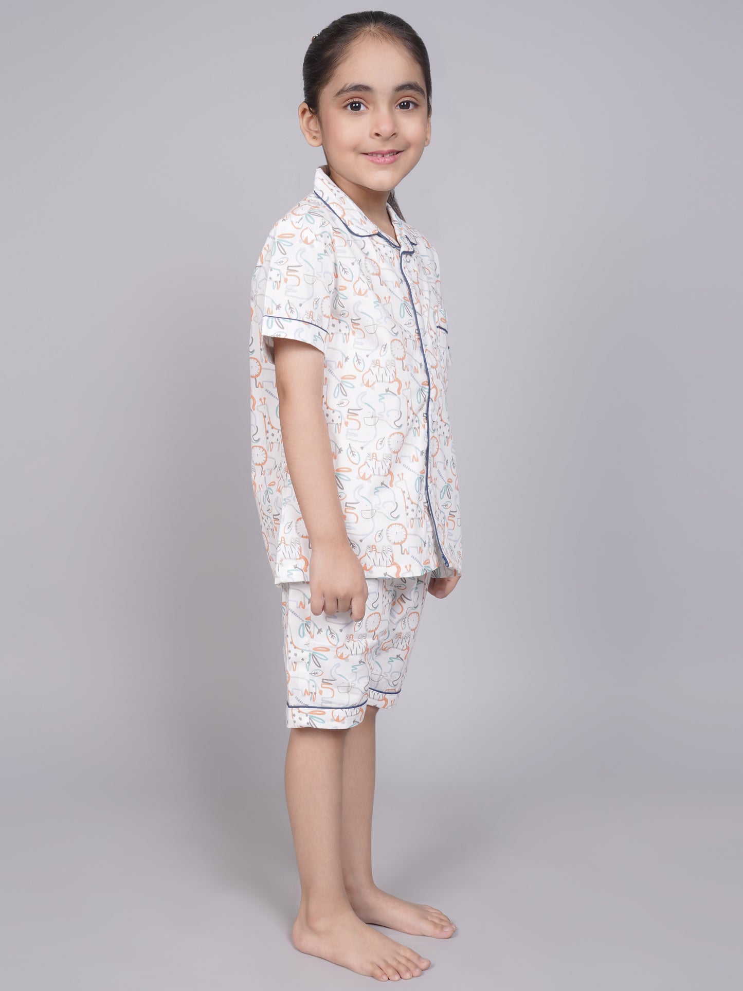 Printed Night Suit For Boys and Girls