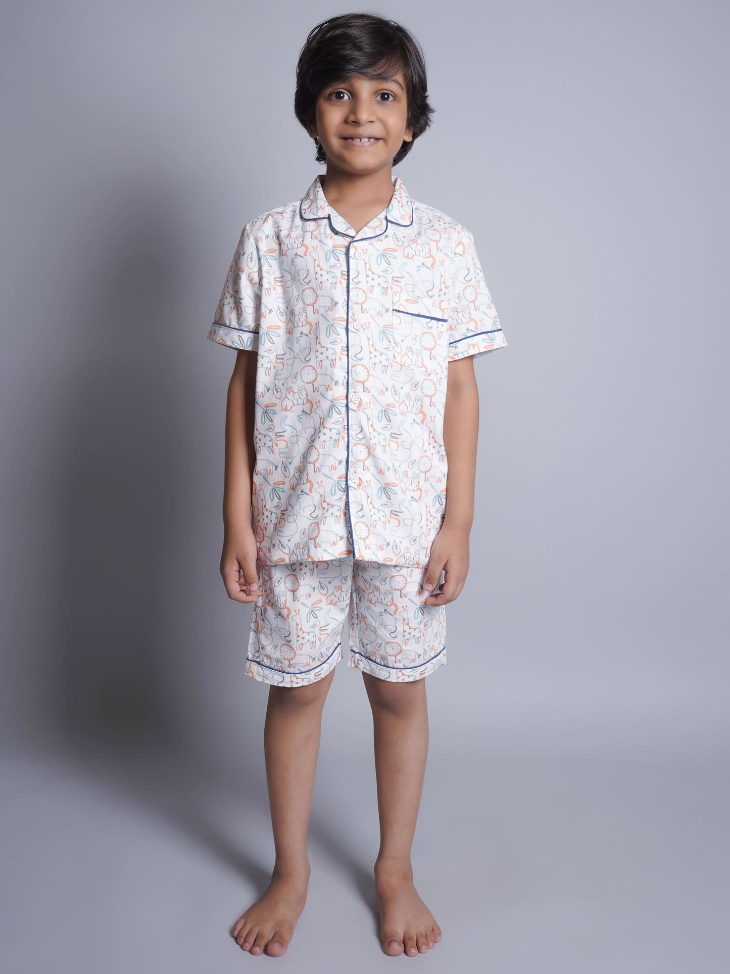 Printed Night Suit For Boys and Girls