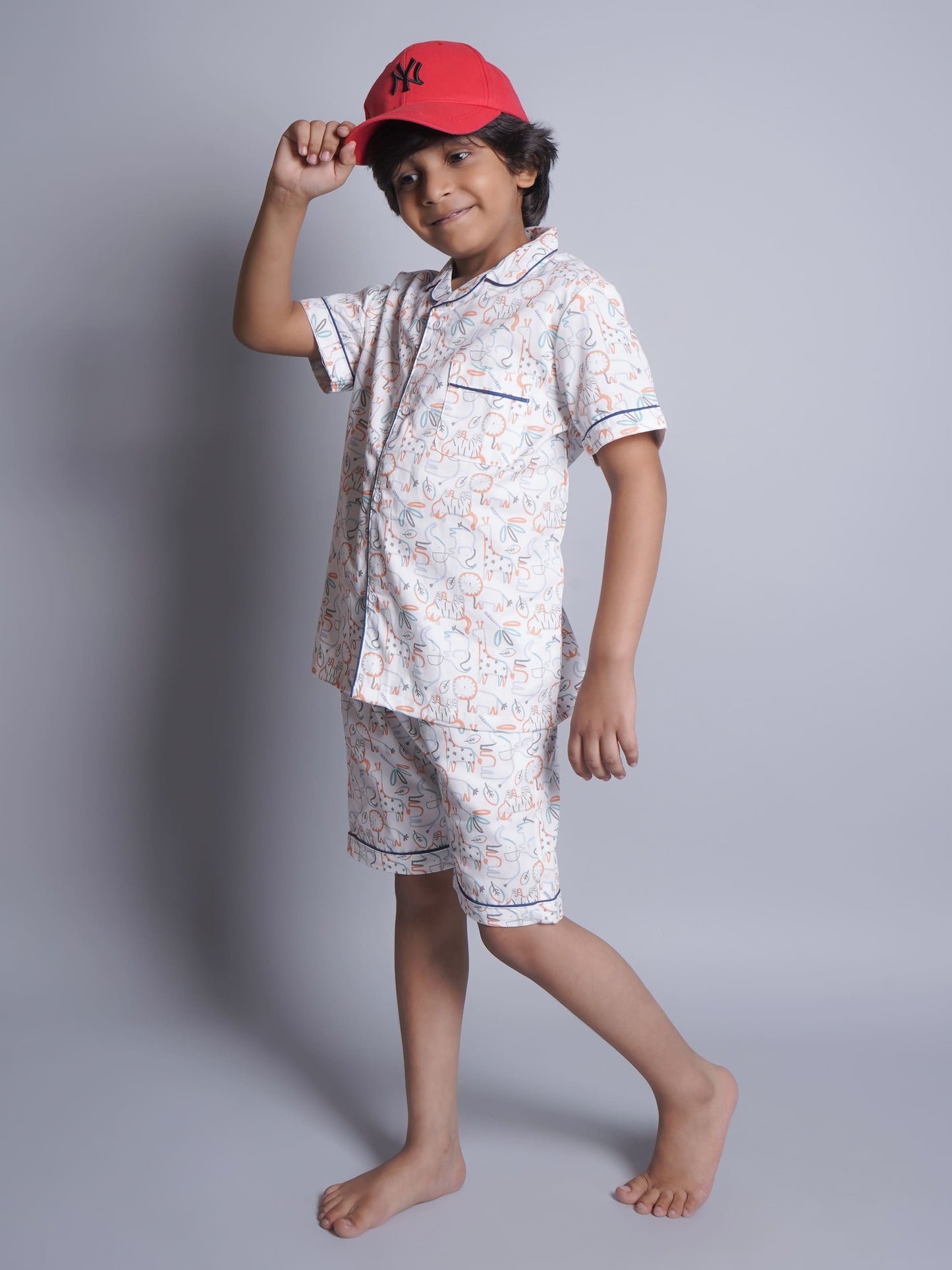 Printed Night Suit For Boys and Girls