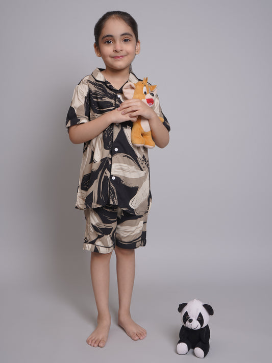 Printed Night Suit For Boys and Girls