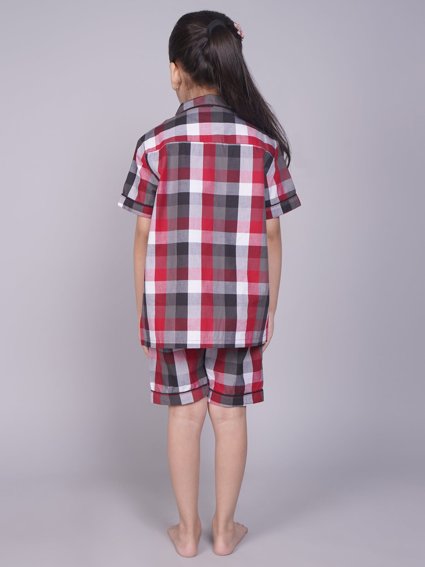 Checkered Night Suit For Boys and Girls