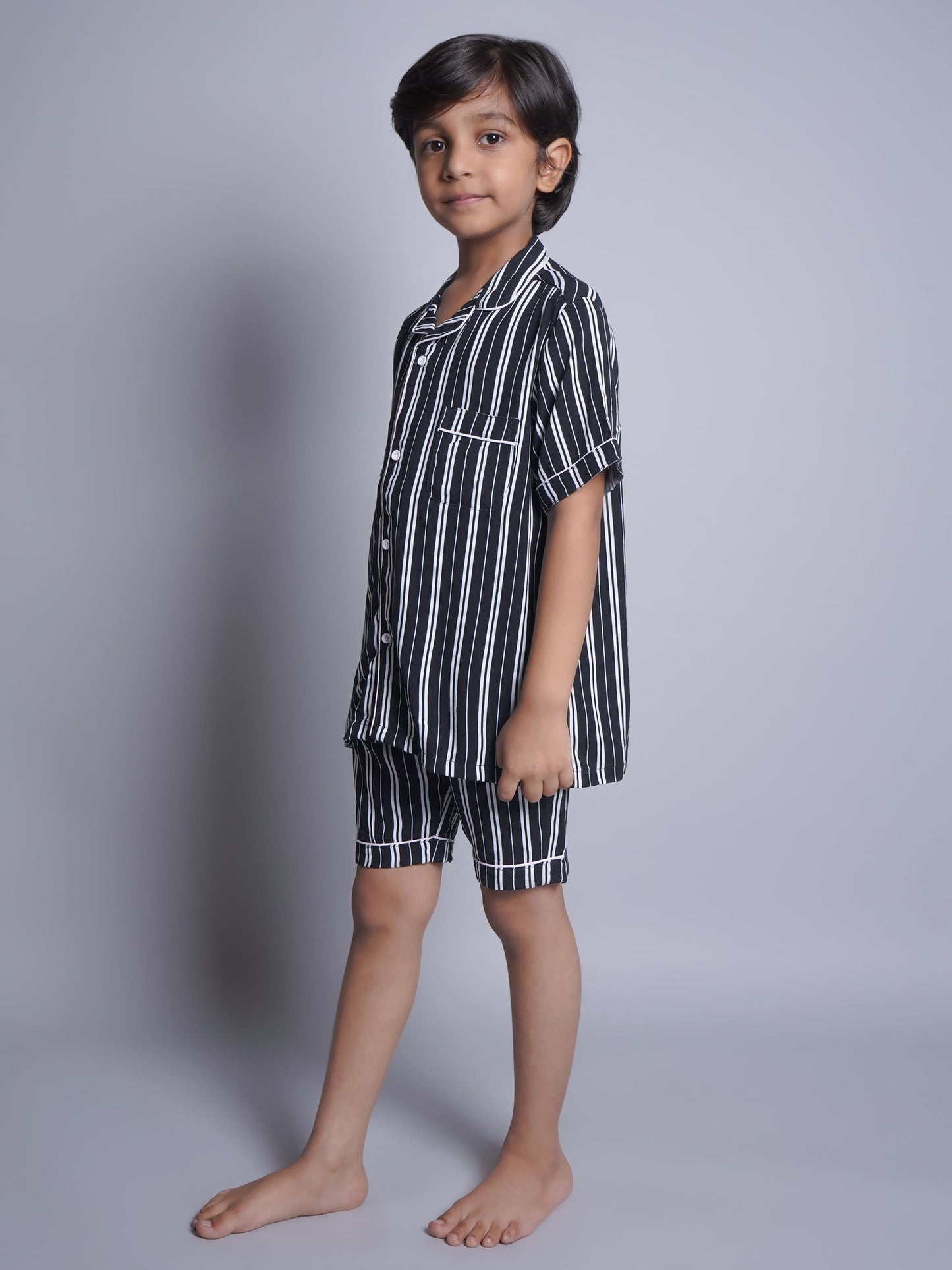 Striped Night Suit For Boys and Girls