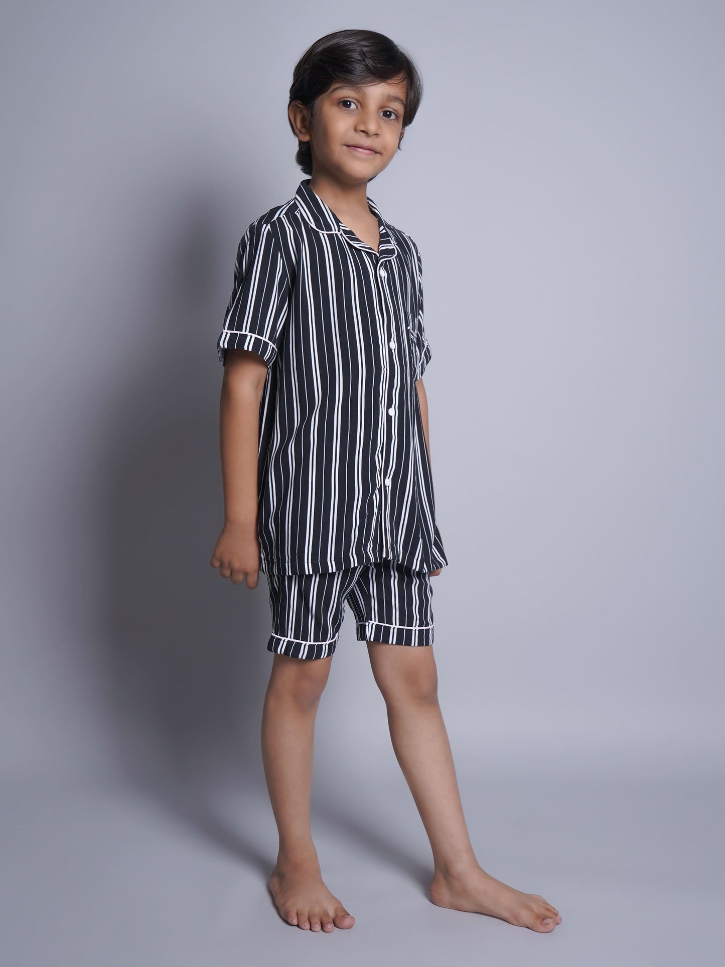 Striped Night Suit For Boys and Girls