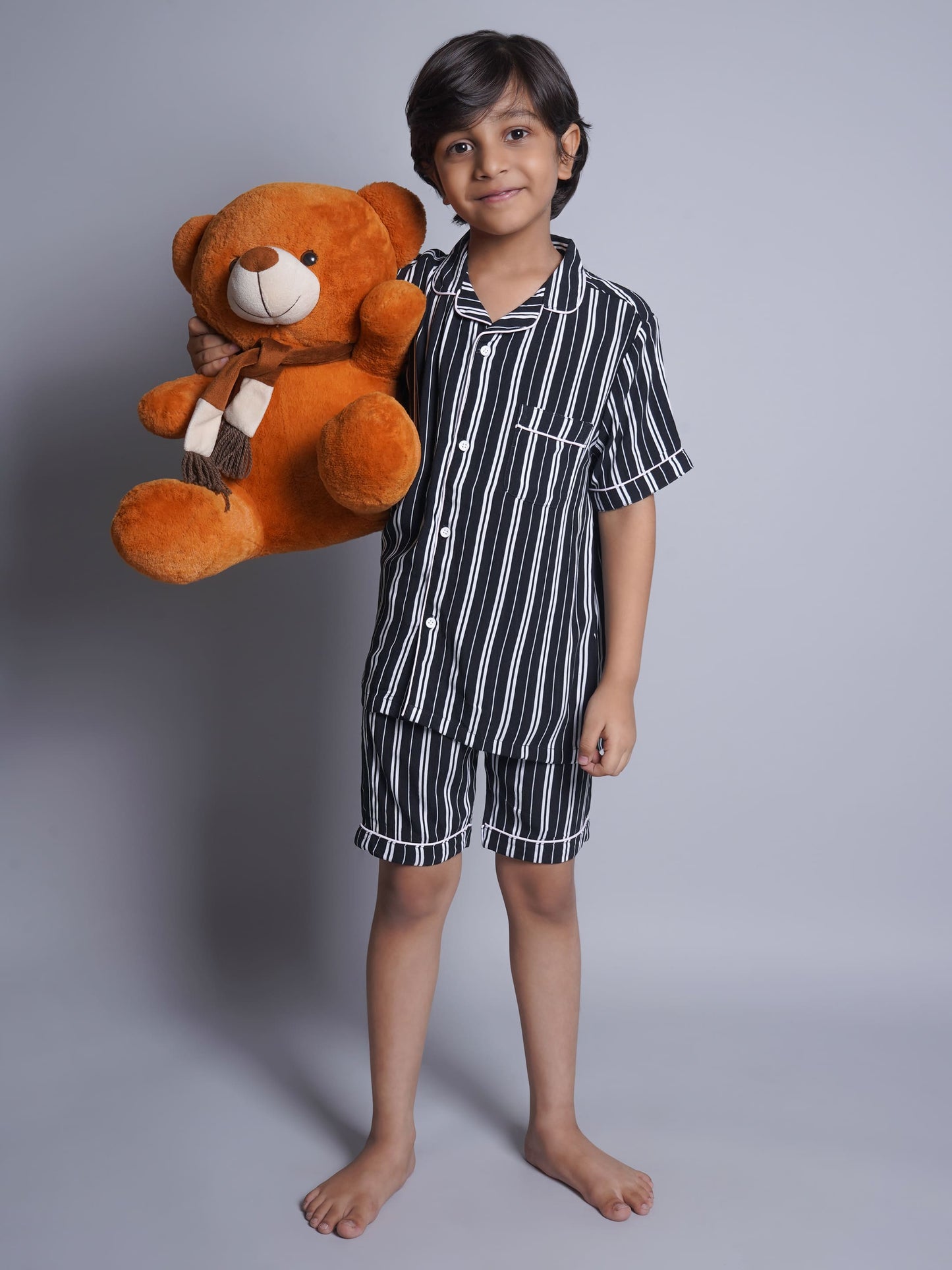 Striped Night Suit For Boys and Girls