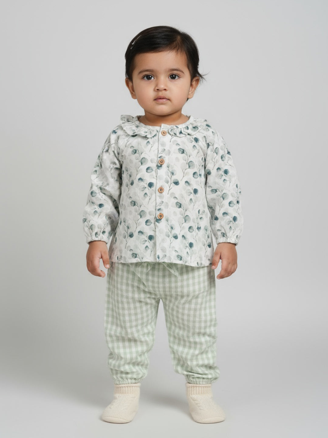 Biglilpeople Girls Printed Top and Pants Set