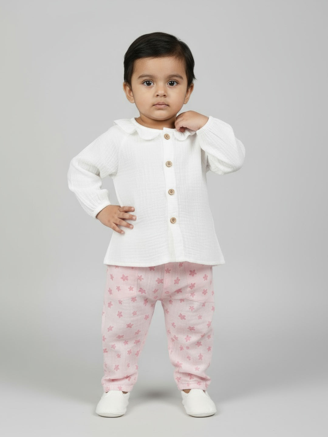 Biglilpeople Girls Printed Top and Pants Set