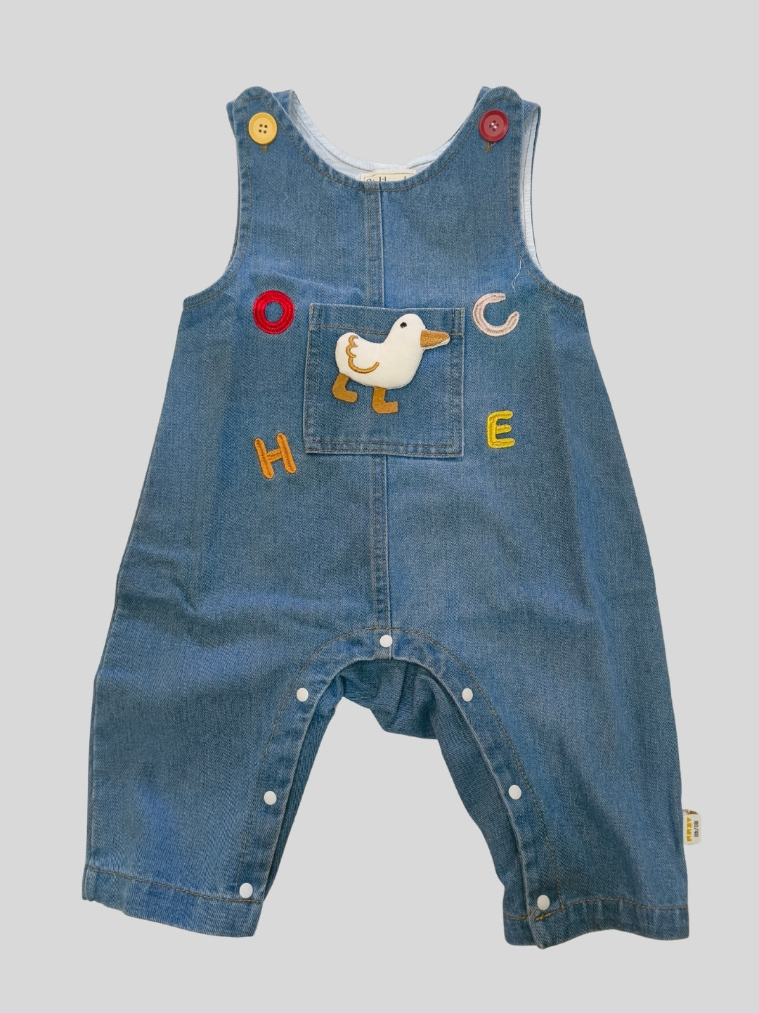 Biglilpeople Peto unisex azul sin mangas con cuello redondo