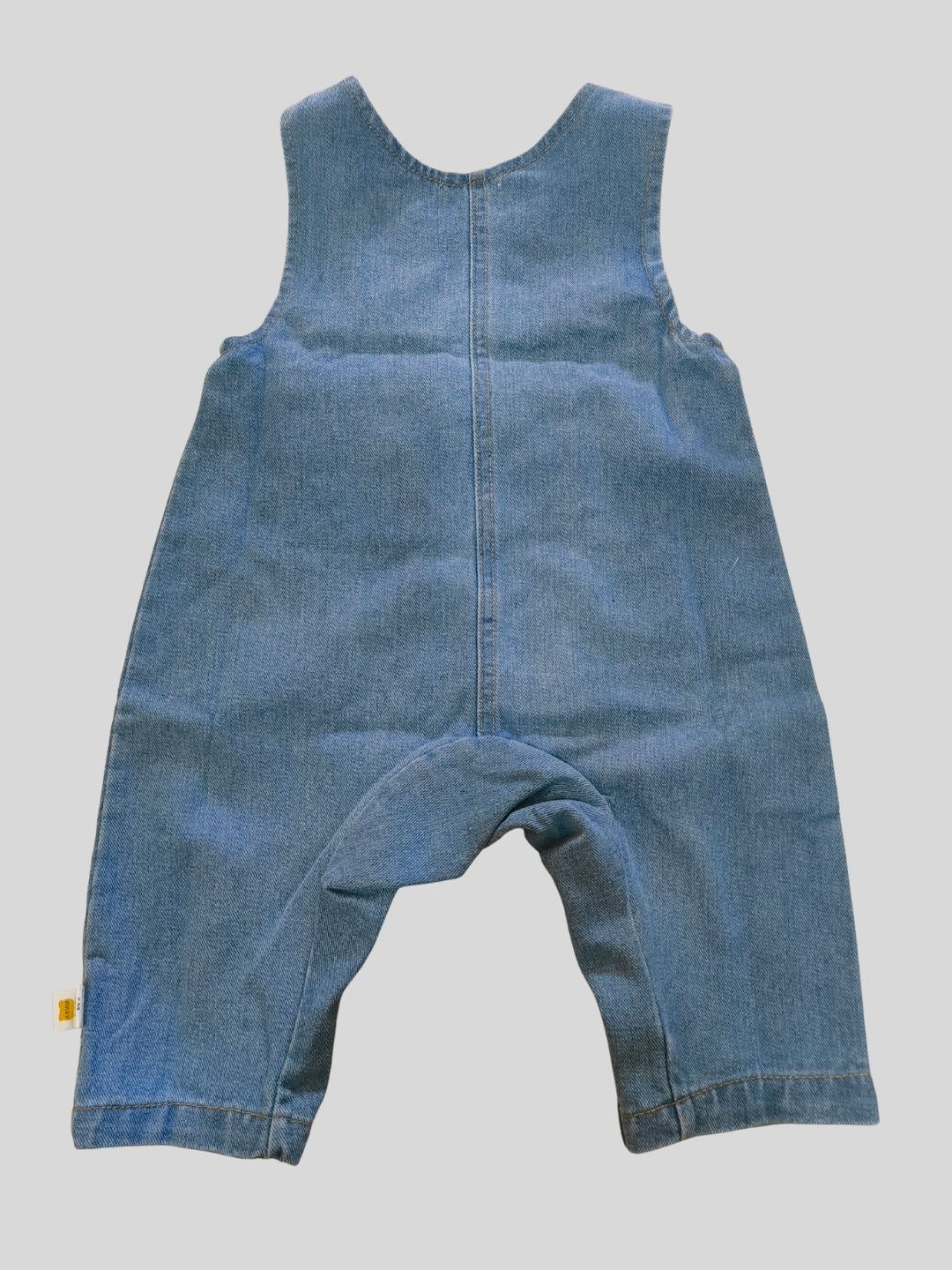 Biglilpeople Peto unisex azul sin mangas con cuello redondo