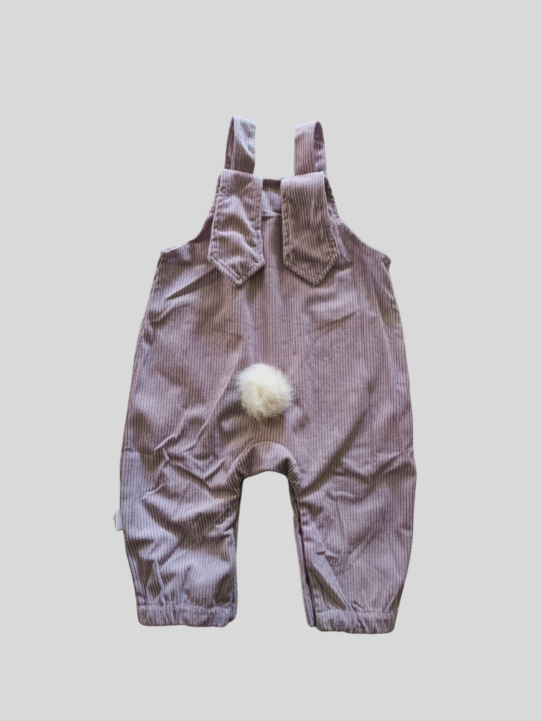 Biglilpeople Girls Purple Square Neck Sleeveless Dungaree