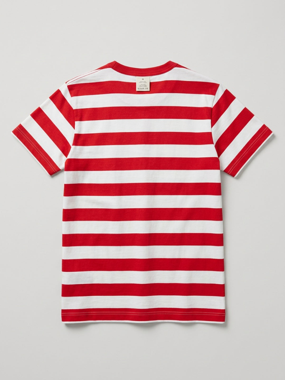 Biglilpeople Blusa de manga corta con cuello Henley a rayas rojas y azul marino para niñas (Paquete de 2)