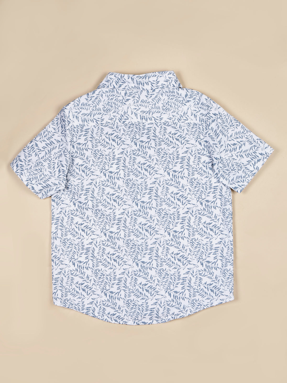 Camisa Blanca Estampada para Niños