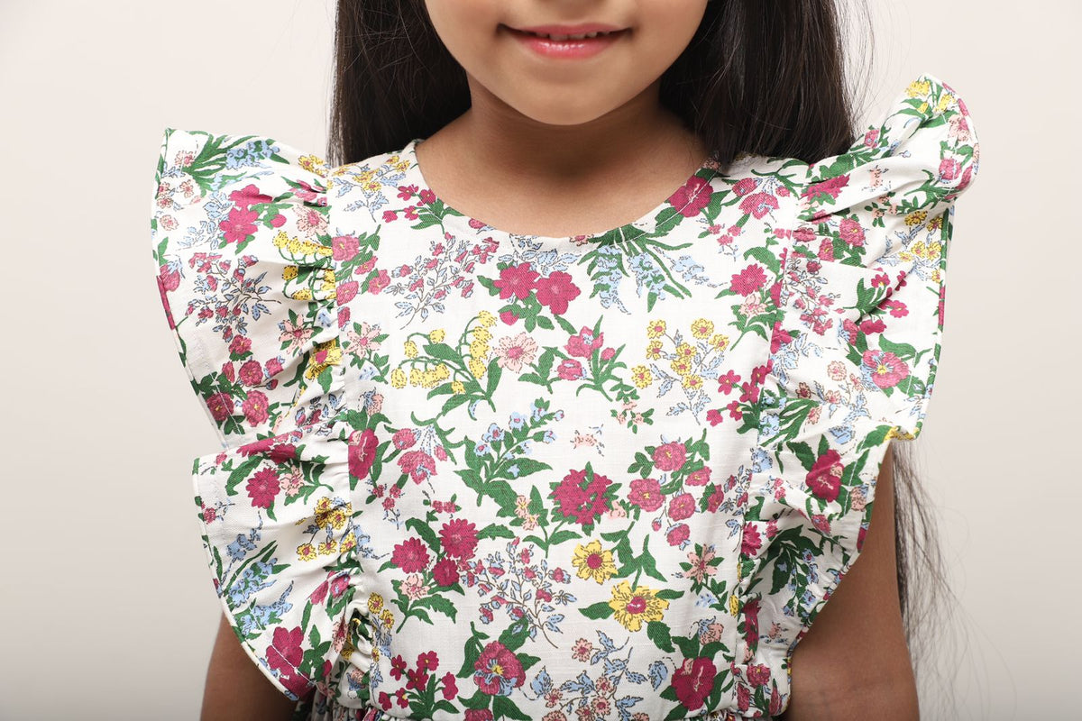 Vestido Floral Blanco