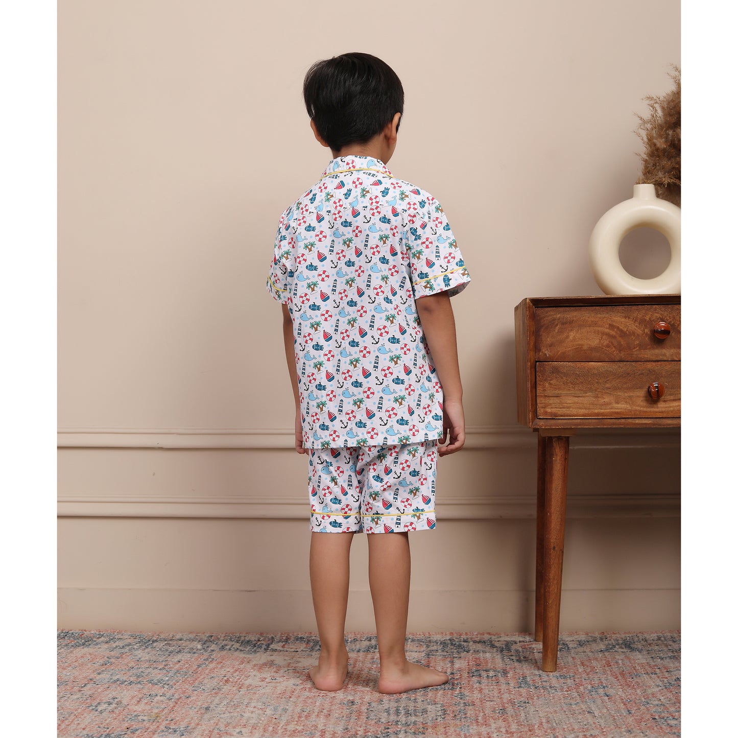 Sea World Print Night suit for Girls or Boys