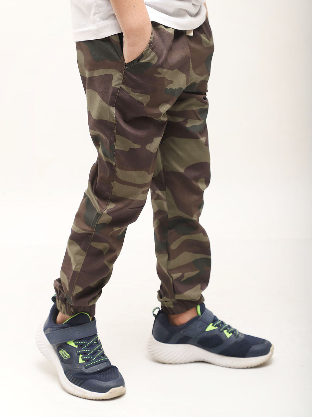 Camouflage Full Length Jogger Pants for Boys