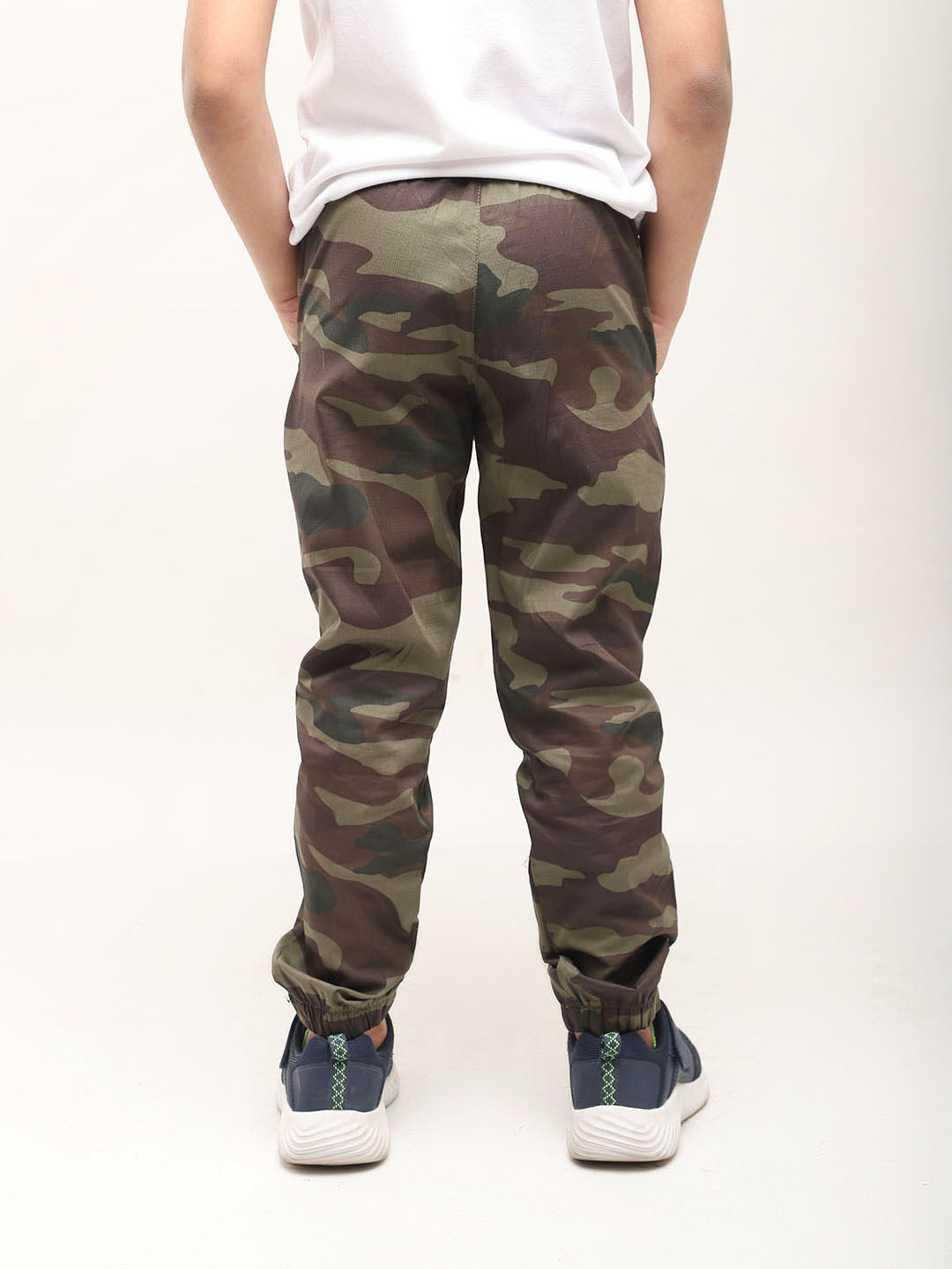 Camouflage Full Length Jogger Pants for Boys