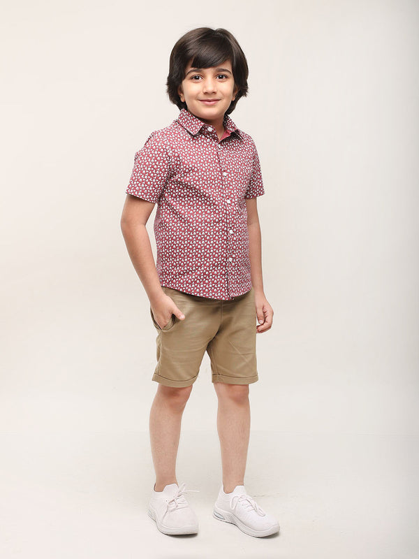 Conjunto de Ropa con Estampado Divertido para Niños