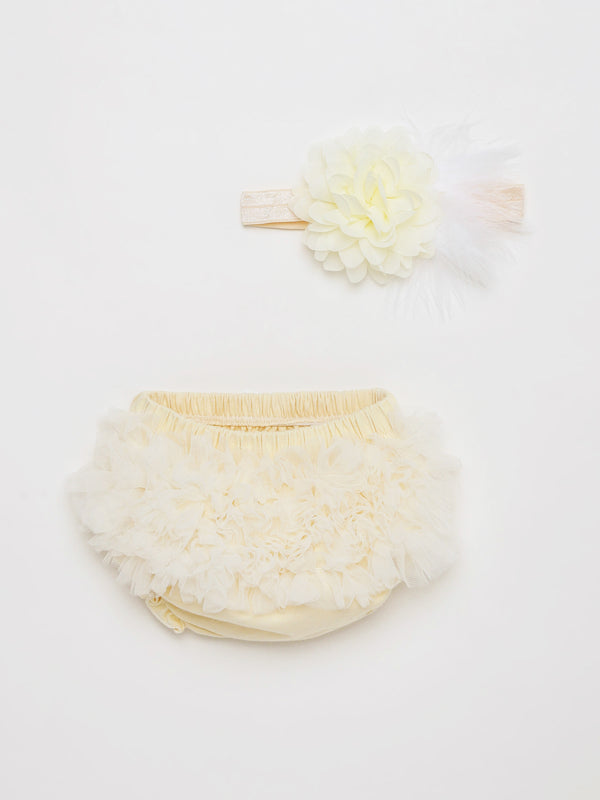 Tutu Skirt & Matching Headband Set for Baby Girls