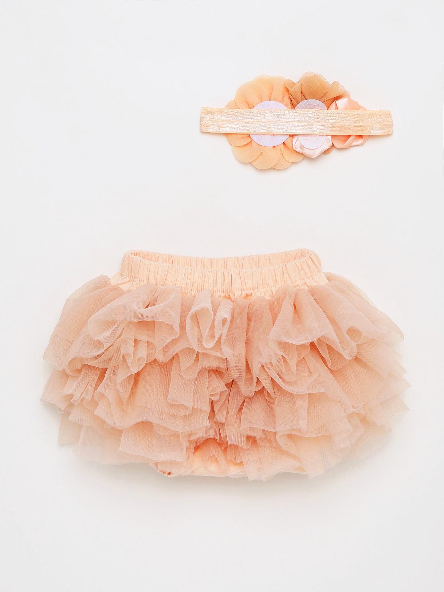 Tutu Skirt & Matching Headband Set for Baby Girls