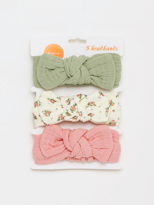 Baby Girls Headband Set – Pack of 3 Designs