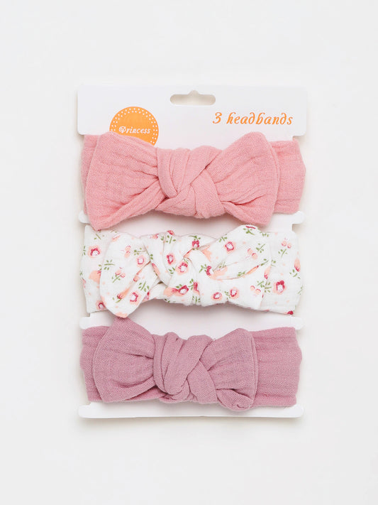Baby Girls Headband Set – Pack of 3 Designs