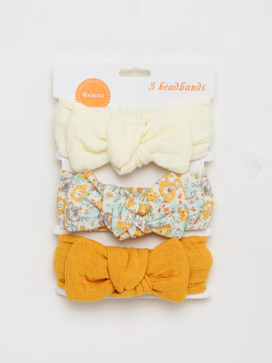Baby Girls Headband Set – Pack of 3 Designs