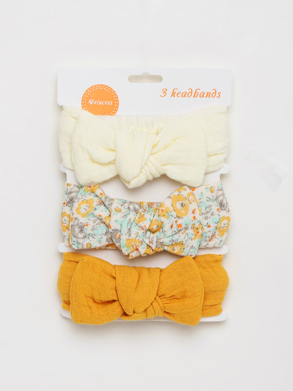 Baby Girls Headband Set – Pack of 3 Designs