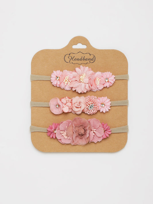 Baby Girls Headband Set – Pack of 3 Designs