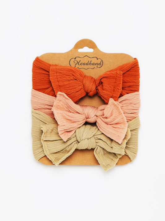 Baby Girls Headband Set – Pack of 3 Designs