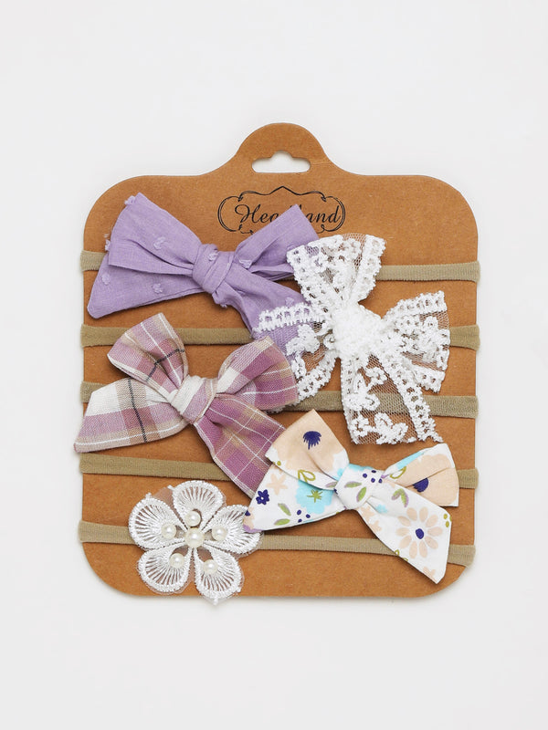 Baby Girls Headband Set – Pack of 5 Designs