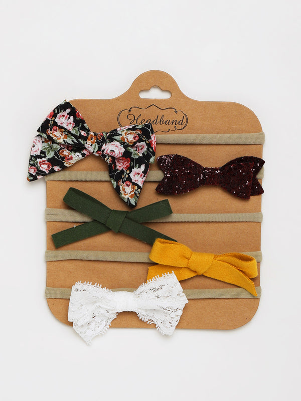 Baby Girls Headband Set – Pack of 5 Designs