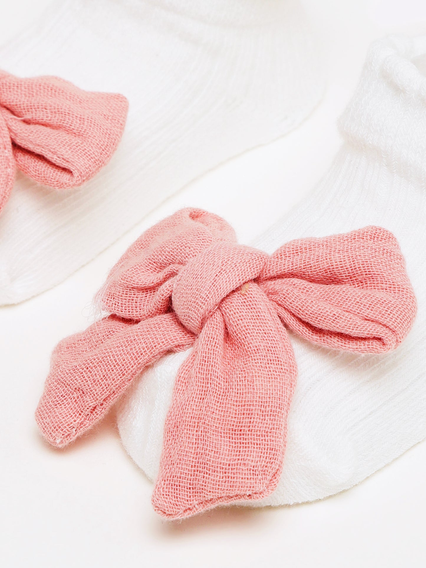 Baby Girls Shoe-Style Socks & Matching Headband Set – Soft Cotton