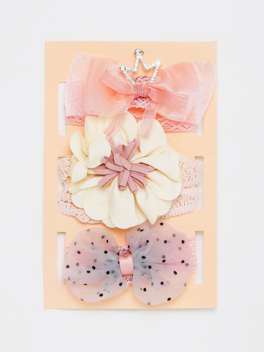 Baby Girls Headband Set – Pack of 3 Designs