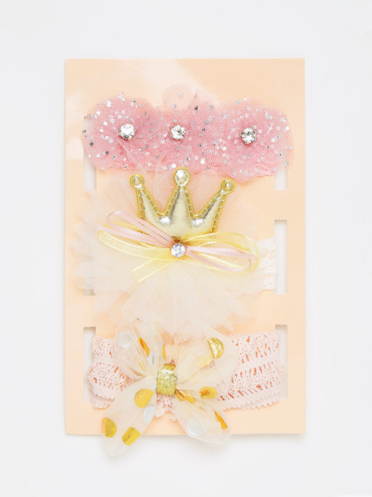 Baby Girls Headband Set – Pack of 3 Designs