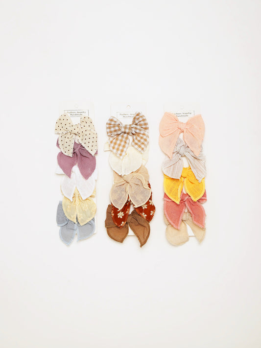 Baby Girls Hair Clips – Pack of 5 x 2 Assorted Designs