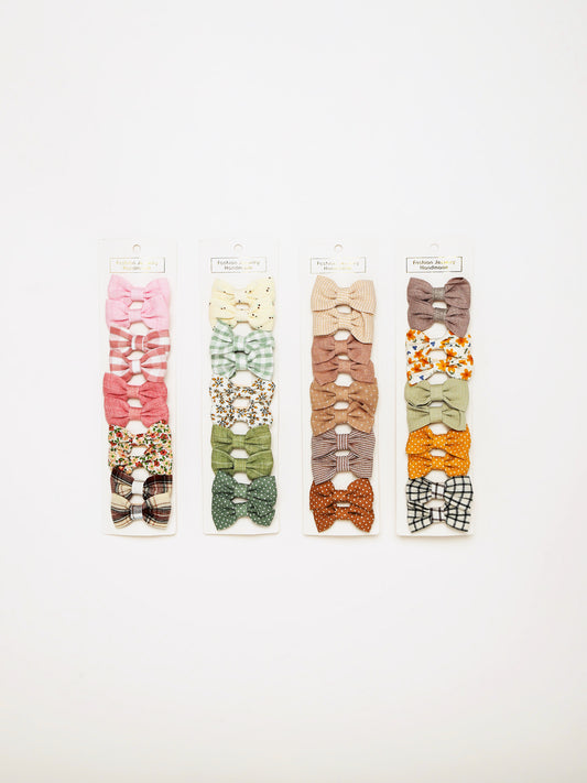 Baby Girls Hair Clips – Pack of 10 x 2 Assorted Designs