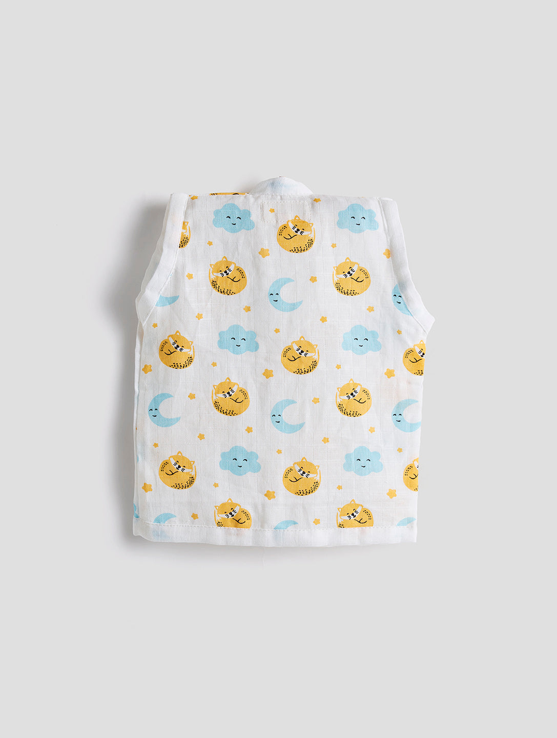 Infants' 100% Cotton Muslin Jablas-Set of 3 Soft & Comfy (Lion, Turtle & Fox)