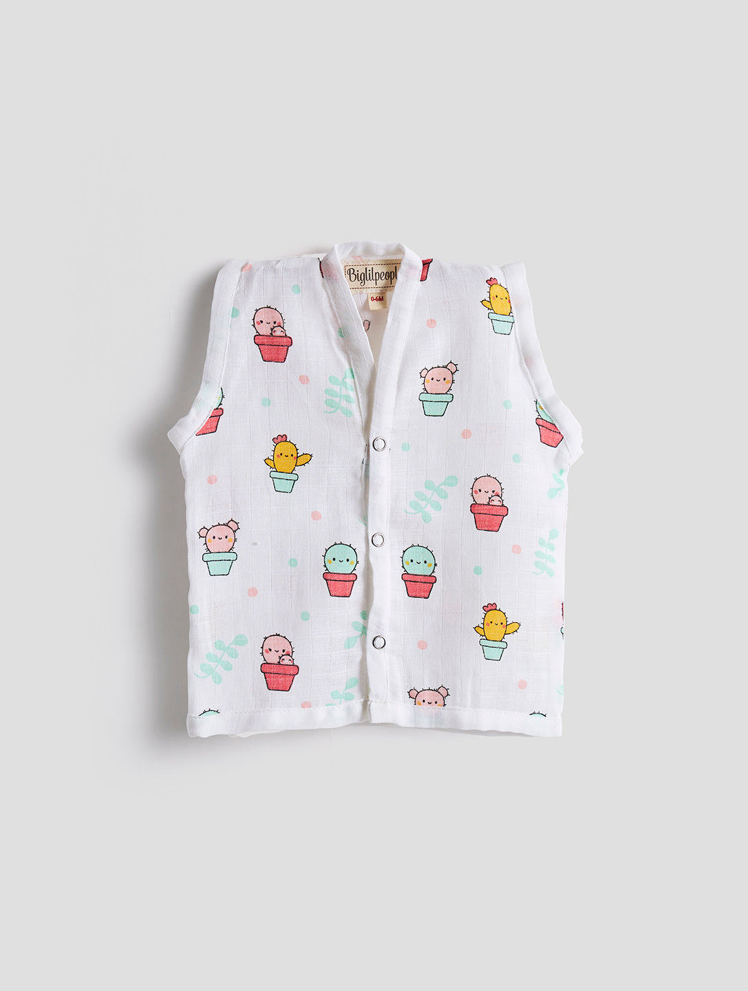 Infants' 100% Cotton Muslin Jablas-Set of 3 Soft & Comfy (Elephant, Unicorn & Cactus)