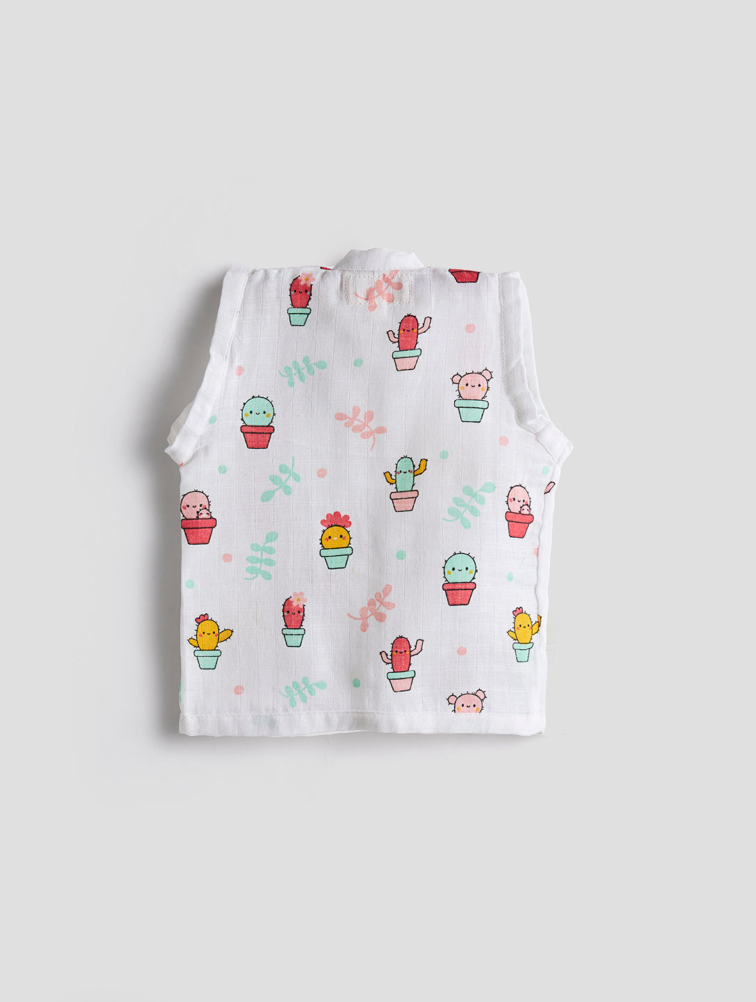 Infants' 100% Cotton Muslin Jablas-Set of 3 Soft & Comfy (Elephant, Unicorn & Cactus)