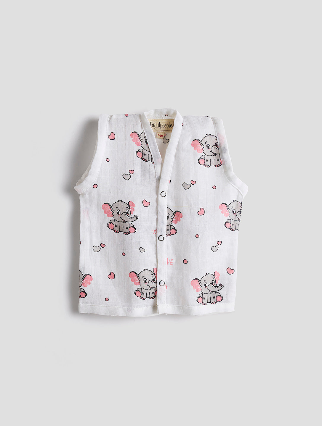 Infants' 100% Cotton Muslin Jablas-Set of 3 Soft & Comfy (Elephant, Unicorn & Cactus)