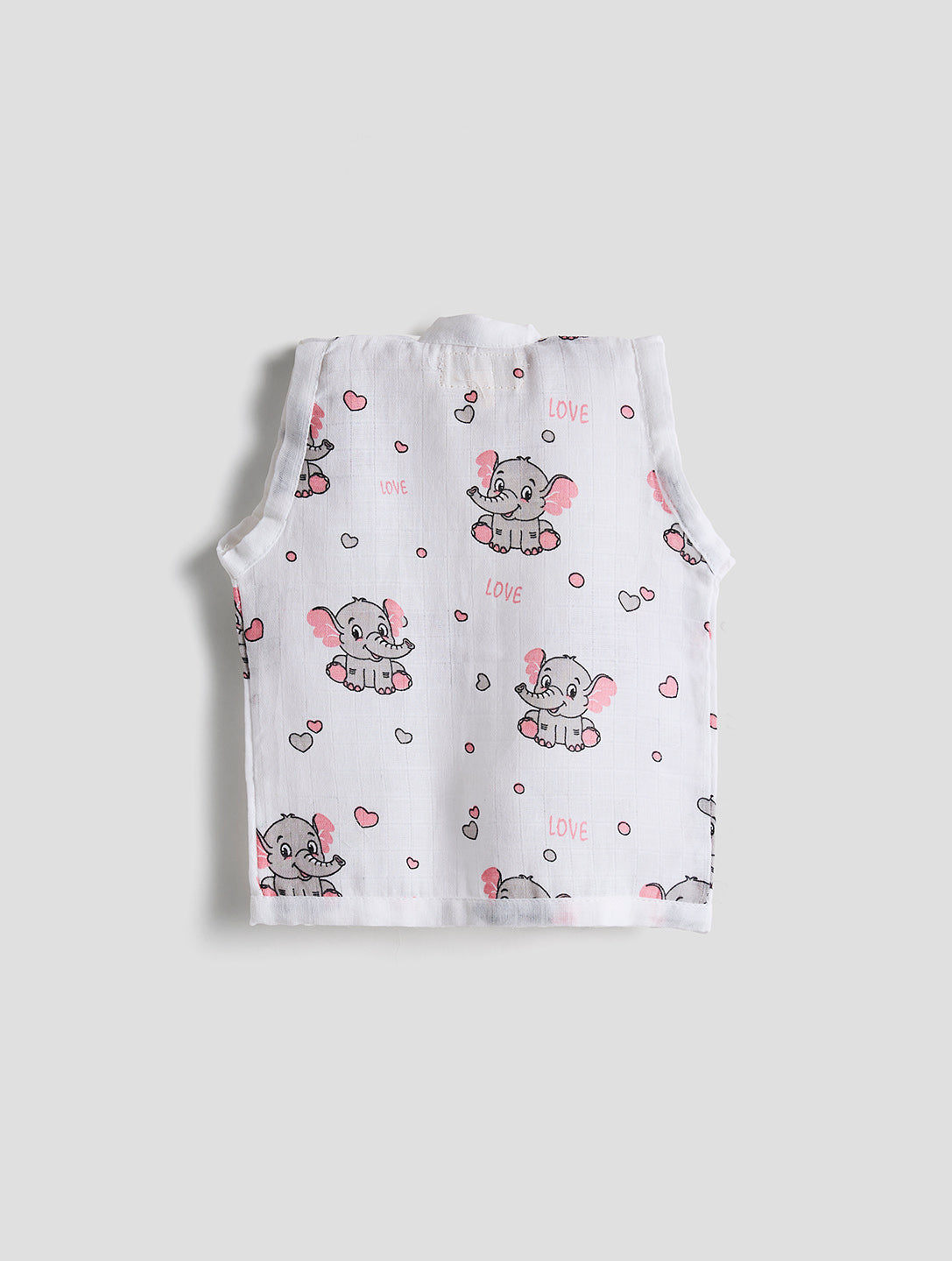 Infants' 100% Cotton Muslin Jablas-Set of 3 Soft & Comfy (Elephant, Unicorn & Cactus)