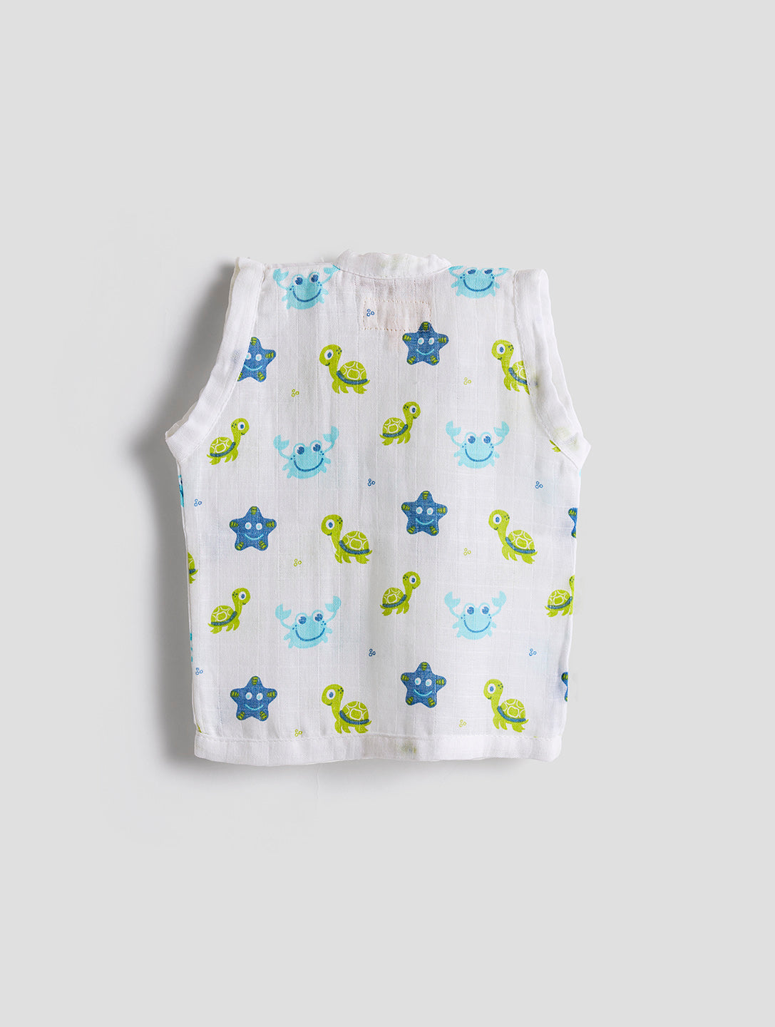 Infants' 100% Cotton Muslin Jablas-Set of 3 Soft & Comfy (Lion, Turtle & Fox)