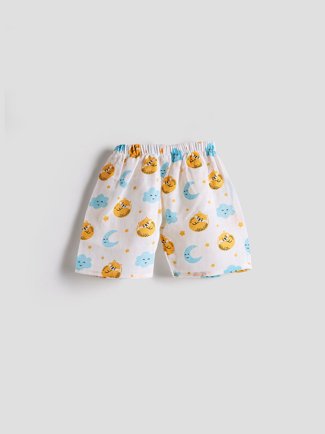 Infants' 100% Cotton Muslin Co-ord Set Soft & Comfy (Fox)