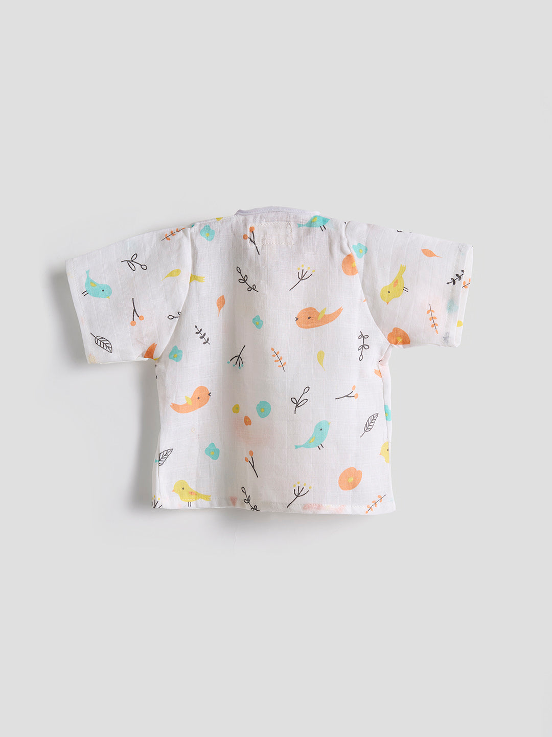 Infants' 100% Cotton Muslin Co-ord Set Soft & Comfy (Sparrow)