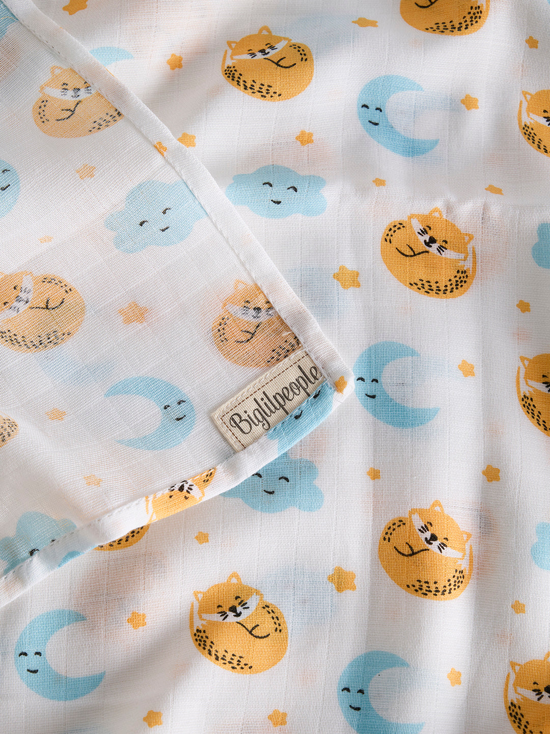 Soft Cotton Baby Swaddles – Pack of 2 | Breathable & Gentle for Newborns