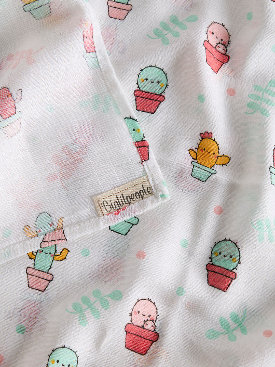 Soft Cotton Baby Swaddles – Pack of 2 | Breathable & Gentle for Newborns