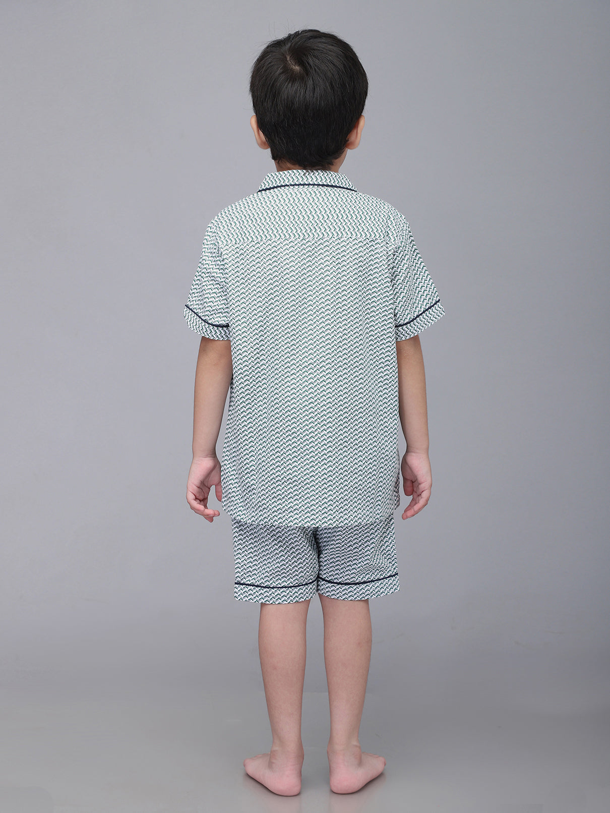 Boys Printed Half Sleeves Night Suit