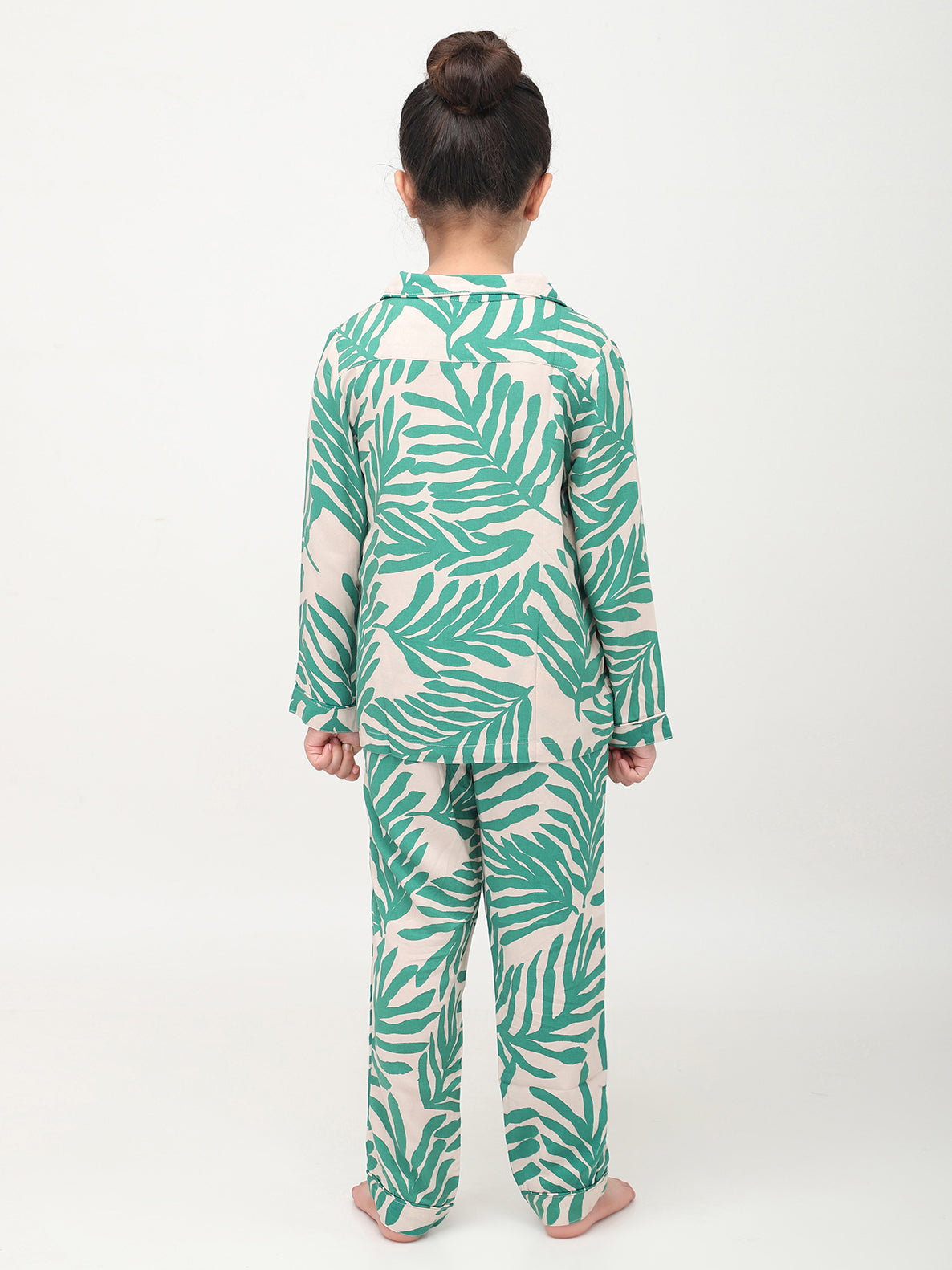 Tropical Printed Nightsuit For Girls