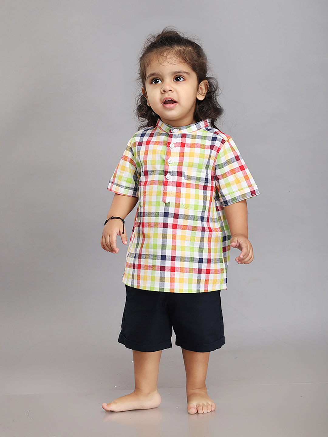 Multicolor Striped Clothing Set